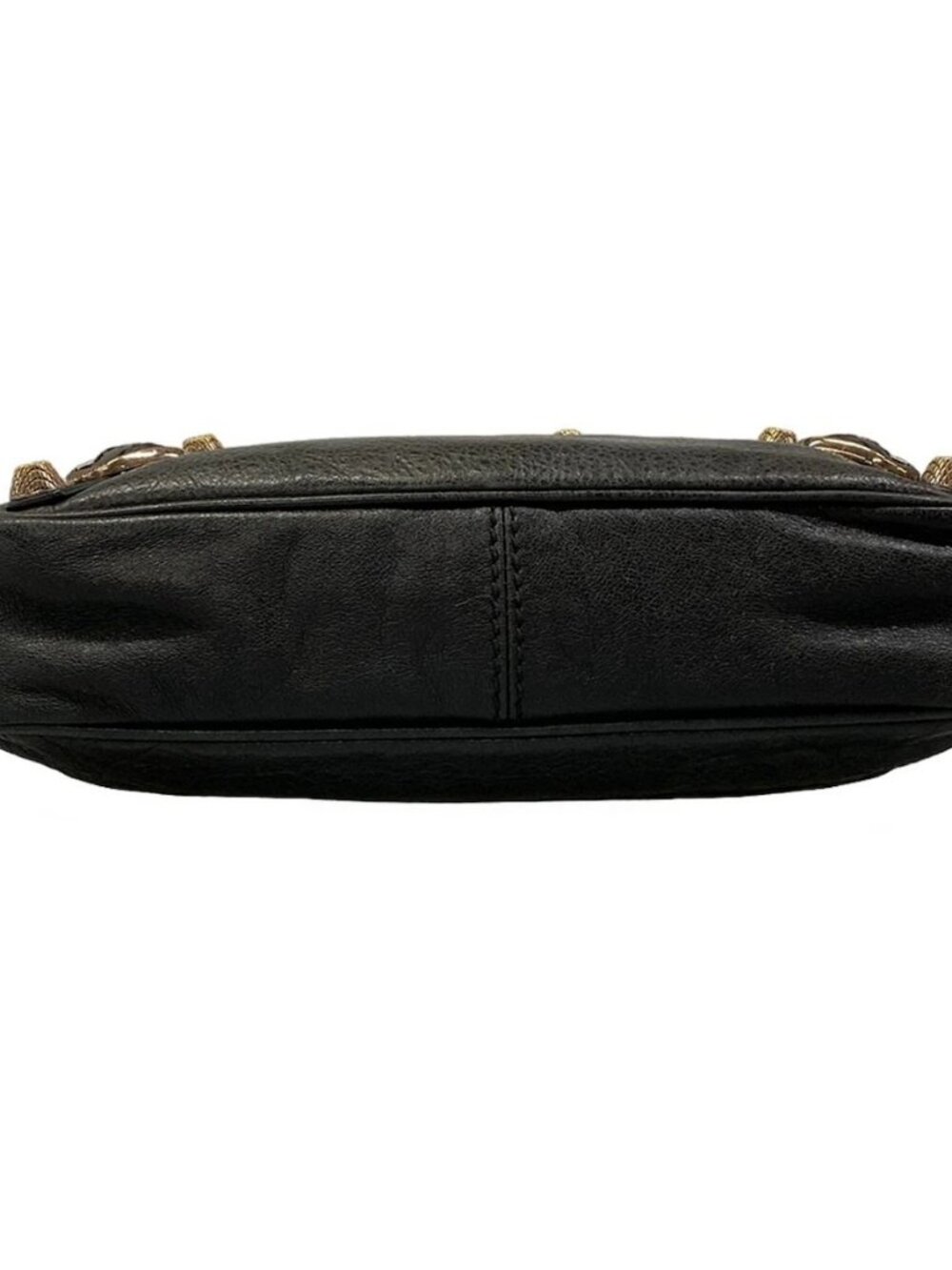 BALENCIAGA The Giant Hip 237203 Black Leather Shoulder Bag - Picture 5 of 15